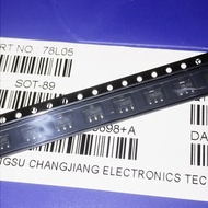 78L05/78L12 SMD Transistor Pengawal Selia Tiga Terminal SOT-89 Pakej SMD 100MA 5V
