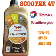 4T SCOOTER TOTAL HI PERF 700 4T SCOOTER MINYAK PELINCIR MOTOR SCOOTER 700 ENGINE OIL PENZOil RX 4T L