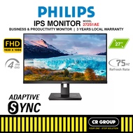 PHILIPS PHI-272S1AE 27-inch FHD 75Hz IPS LCD Monitor (3Yrs Warranty)