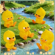 [YZY]☆3D Printed Little Yellow Ducks, Cute Yellow Ducks Figurine for Desktop Decor, Micro-Landscape 