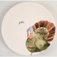 Rae Dunn by Magenta Gobble Turkey Dinner Plate