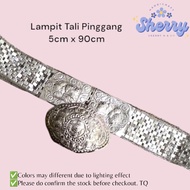 Lampit Silver Plated Tali Pinggang Accessories Ngepan Iban Dewasa Borneo