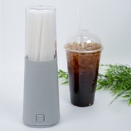 Straw Dispenser Holder. Can store straws up to 25cm in length / Jeepsaram