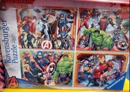 Marvel Avengers The Hulk/ Captain America/Spierman/Ironman 4 in 1 Puzzle 砌圖/拼圖