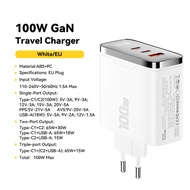 Essager 100W GaN3 USB C Charger Type-C Digital Display 2C+A Charger QC PD3.2/3.0 AVS PPS SCP/FCP QC2