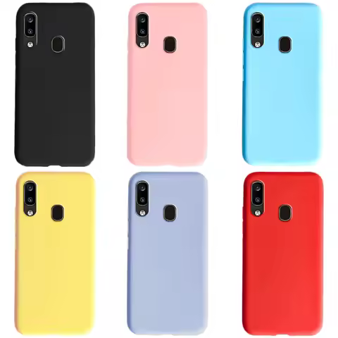 Candy Color Case For Samsung Galaxy A10 A20 A30 A40 A50 A60 A70 A20E Cover Cases For Samsung A10 20 