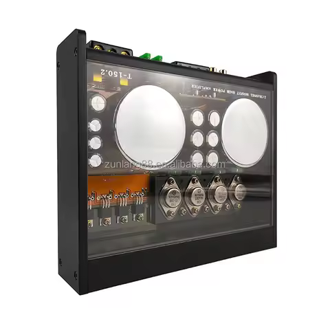 High Quality Car Speaker Amplifier Class AB Car Amplifiers 2CH Aluminum Car Sound Subwoofer Amplifie