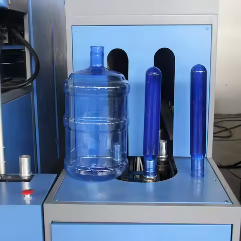 Factory Direct Sale Semi Automatic / Manual 5 Gallon Bucket 19 Liter 20 Liter Water Bottle Making Ma