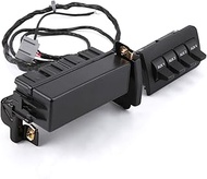 WEILEITE In-Dash Auxiliary Upfitter Switch Panel Kit Compatible With Ford F250 F350 F450 F550 F650 F