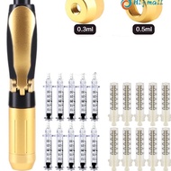 2in1 Meso Injection Gun Hyaluron Pen 0.3ml&0.5ml Head Gold Hyaluronic Acid Pen Lip Filler Injector N