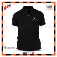 Polo T-Shirt Sulam Hallmark Design Gift Cards Home Decoration Gift Movie TV Channel Baju Lelaki Cott