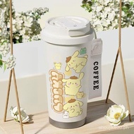 Stainless steel aromatherapy three-layer straw cup popular in dormitory good looking for women XX6Y