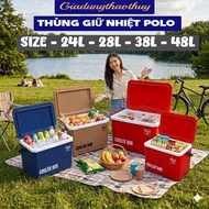 ️POLO SONG LONG THERMAL BIN 24L - 28L - 38L - 48L HIGH QUALITY THERMAL ICE BIN FOR PICNIC TRAVEL