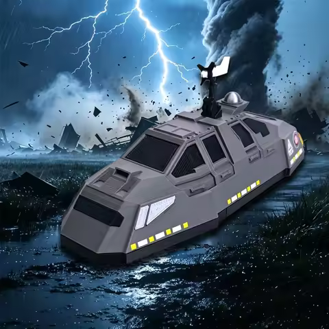 Phoenix 2 Tornado Interceptor Vehicle Model, Storm Chaser Armored Storm Chasing Car, 3D Printed Stat