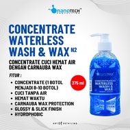 WATERLESS WASH & WAX CONCENTRATE - nanoTECH PROTECTION - WATERLESS CAR AND MOTORCYCLE WASH - DRY WAS