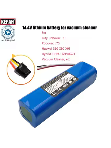 14.4V/14.8V Original lithium battery，for Eufy Robovac L70 L10 Hybrid T2190 Qihoo 360 S9 X95 X90 Robo