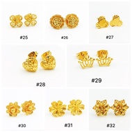 18K bangkok gold Class A earring