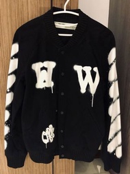 OFF WHITE 潑墨棒球外套 吊牌未拆