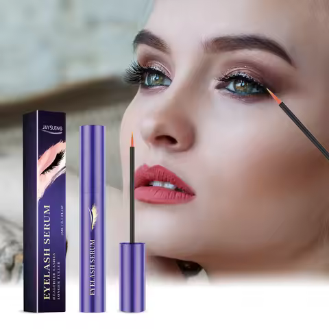 Jaysuing Lash Serum Natural Eyelash and Eyebrow Enhancer Longer, Thicker and Fuller Lashes & Brows E