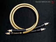 美國 Cardas hexlink golden 5-C  黃金版5 C    發燒級RCA過機線（ 0.6m  x2 )，信號遞送線