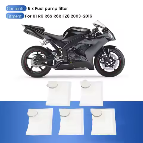Motorcycle Fuel Pump Filter Fuel Filter Suitable For Yamaha R1 R6 R6S R6R FZ8 2003-2016