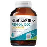 ch7 BLACKMORES ODOURLESS FISH OIL OMEGA 3 1000 MG 6 9 MINYAK IKAN