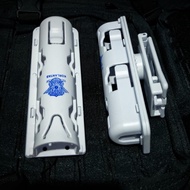 PUTIH Glove stick baton korlantas polri holder baton stick White And Automatic stick Newest Long Iro