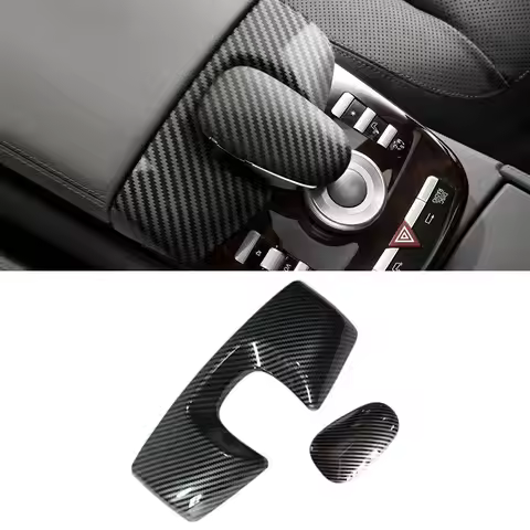 For Mercedes Benz S Class W221 08-12 W222 14-19 ABS Carbon Fiber Texture Center Console Armrest Box 