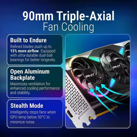 New Original Fast Shipping RTX 5070 Ti Epic-X RGB 16GB GDDR7 256-bit PCIe 5.0 HDMI DP 2.1 DLSS 4.5 G