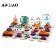 [AWHAO] Electronic Building Blocks No Soldering Science Circuit Kit Electric Science Circuit Kit LED