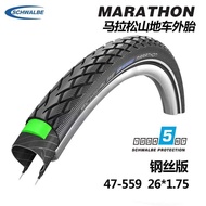 SCHWALBE ยางวิ่งสำหรับนอก5ระดับยางวิ่งมาราธอน26นิ้ว27.5นิ้วนิ้วยางจักรยานท่องเที่ยวเสือภูเขา