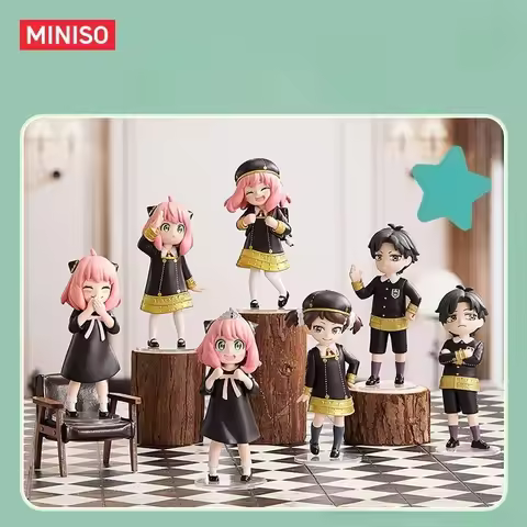 MINISO Spy×Family Blind Box Figurine - Anya Figurine Cute Decoration Ideal Birthday Gift