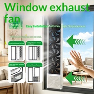24H⭐Window Exhaust Fan Ventilation Fan No-Drill Kipas Ekzos Untuk Dapur & Bilik It can be stretched 
