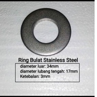 Stainless steel round bolt Ring size 17mm anti-rust 304