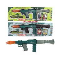 Mainan Anak Rocket Launcher Peluru Busa Bisa Tempel Kaca/Mainan Edukasi Anak Mortar Toys/Mainan Bazz
