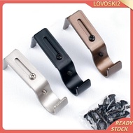 [Lovoski2] 3Pieces Adjustable Curtain Rod Wall Bracket Holder for inch Rod, includes mounting screws