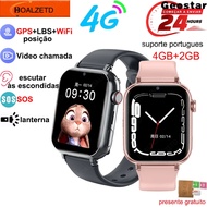 [Trend]2024 4G Smart Watch Kids GPS WIFI Video Call SOS Waterproof Child Smartwatch Camera Monitor T