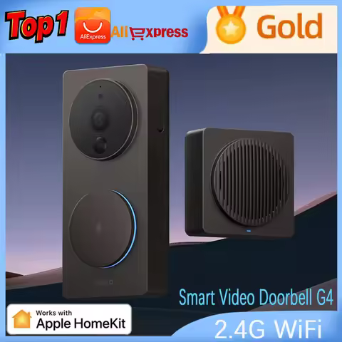 Aqara WiFi Smart Video Doorbell G4 Wireless 1080P HD Camera IR Alarm Security Smart Home Door Bell W