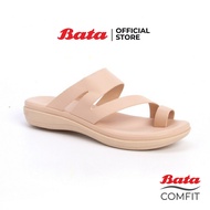 *Best Seller* Bata COMFIT รองเท้าเพื่อสุขภาพ Comfortwithstyle รองเท้าแตะ รองเท้าแตะแบบสวม สำหรับผู้หญิง สีเบจ รหัส 6718508