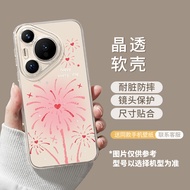 เคสโทรศัพท์กันกระแทกใสสำหรับ Huawei P70 pro P60 P50 pro P40 Ultra Clear Anti-Fall Design Premium Fee