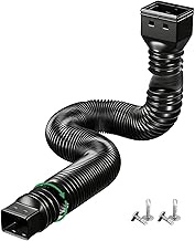 Gutter Downpipe Extension Flexible, Downpipe Extensions Flexible Round for Downpipe 80/100 mm, Exten