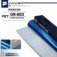50Cm Sticker FANCHI OR-803 OR803 PET Oxide Light Blue / Meter