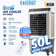 IPRO Air Cooler 40L 50L Water Tank Powerful Aircond Wind Flow 3 Speed Air cond Cooler Fan Air 冷风机