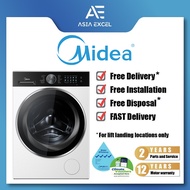 MIDEA MF210W105WB 10.5KG INVERTER SMART CONTROL FRONT LOAD WASHING MACHINE