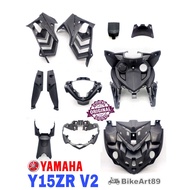 Yamaha Y15 Inner Body Black Cover Set Y15ZR V2 New Ysuku Original Spare Part Quality Accessories Motor Y15 Penutup Hitam