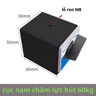 Chân đế từ gắn đồng hồ so đế từ có nam châm 3 khớp xoay 360 độdụng cụ gá đồng hồ