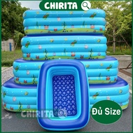 2-Tier / 3-Tier Baby Swimming Pool All Sizes 1M2, 1M5, 1M8 - Children's Indoor Floating Pool 3M, 2M6