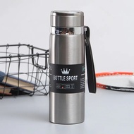 Stainless Steel Bottle Sport 800ml Stainless Steel Thermos Bottle With Carrying Strap