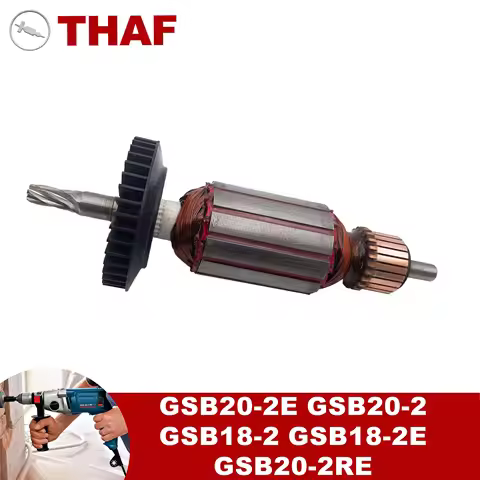 AC 220V 240V GSB20-2RE Armature Rotor For BOSCH Impact Drill Spare Parts Hammer Drill GSB 20-2 RE