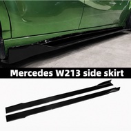 Mercedes Benz E Class W213 Gloss Black Side Skirt Lips W213 Accessories E200 E250 E300 C238 Coupe C2